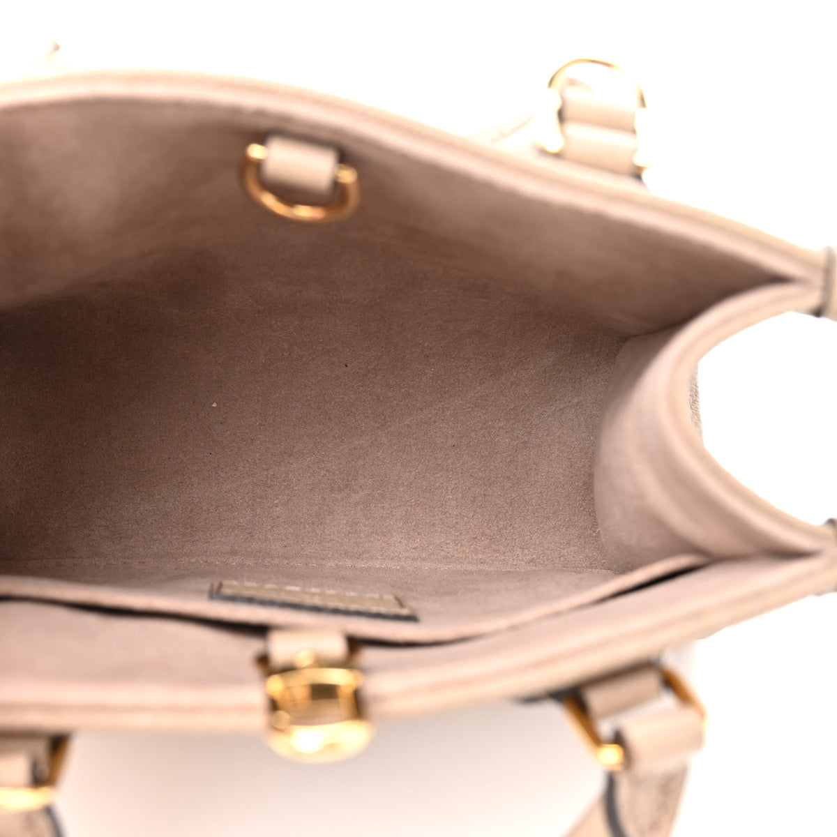 Louis Vuitton Empreinte Monogram Giant Onthego BB Tourterelle Creme 6 of 9