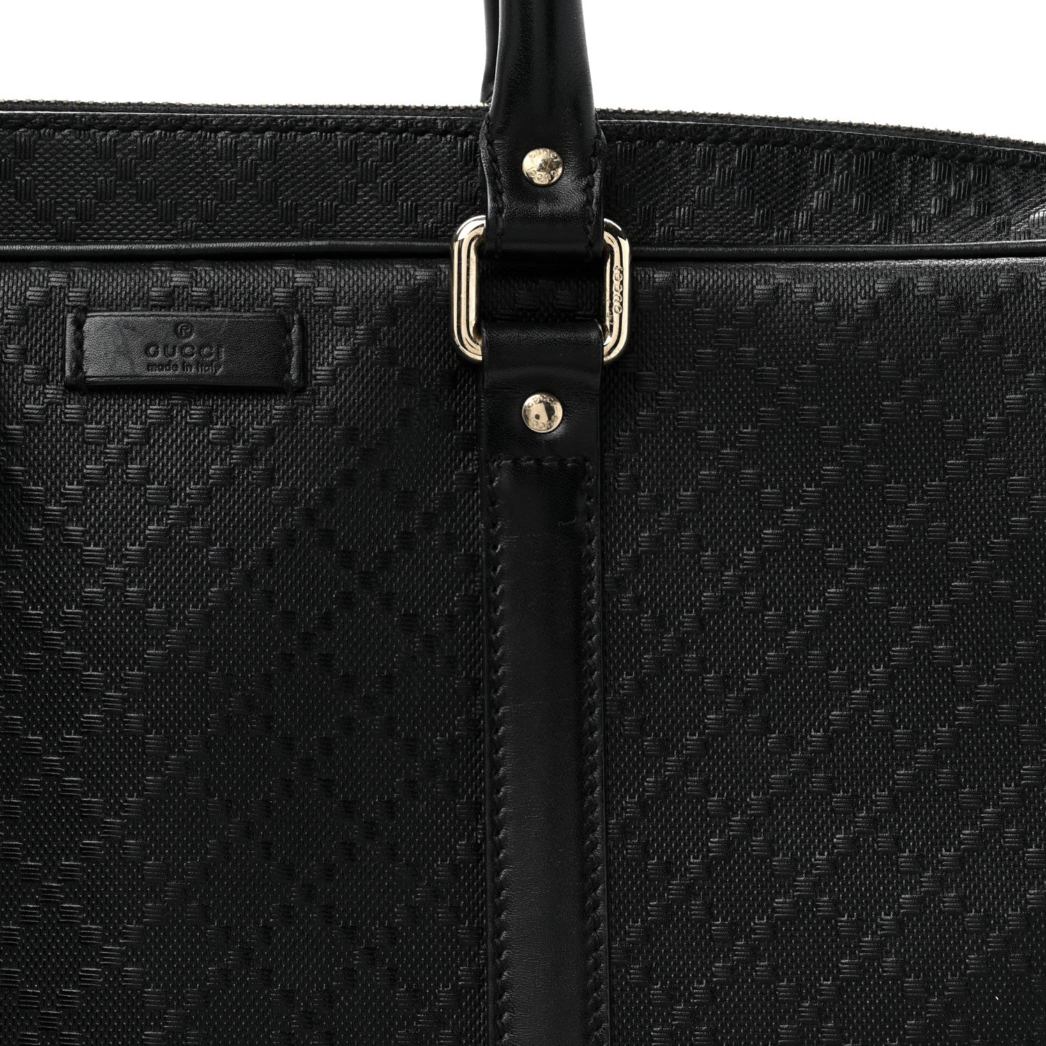 Gucci Diamante Signature Briefcase Black 8 of 16