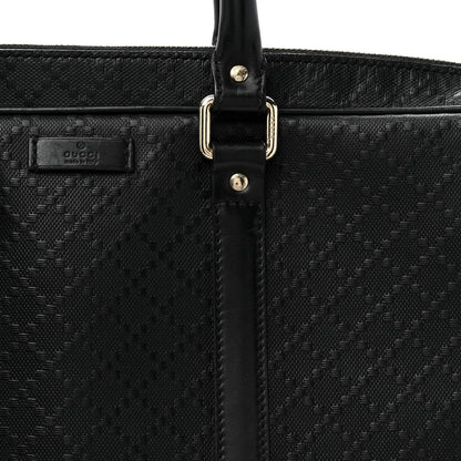 Gucci Diamante Signature Briefcase Black 8 of 16