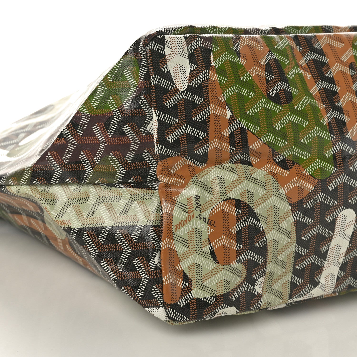 Goyard Goyardine Saint Louis Lettres Camouflage PM Black Green 10 of 11