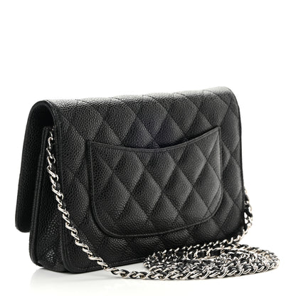 Chanel Caviar Quilted Wallet On Chain WOC Black 3 of 15
