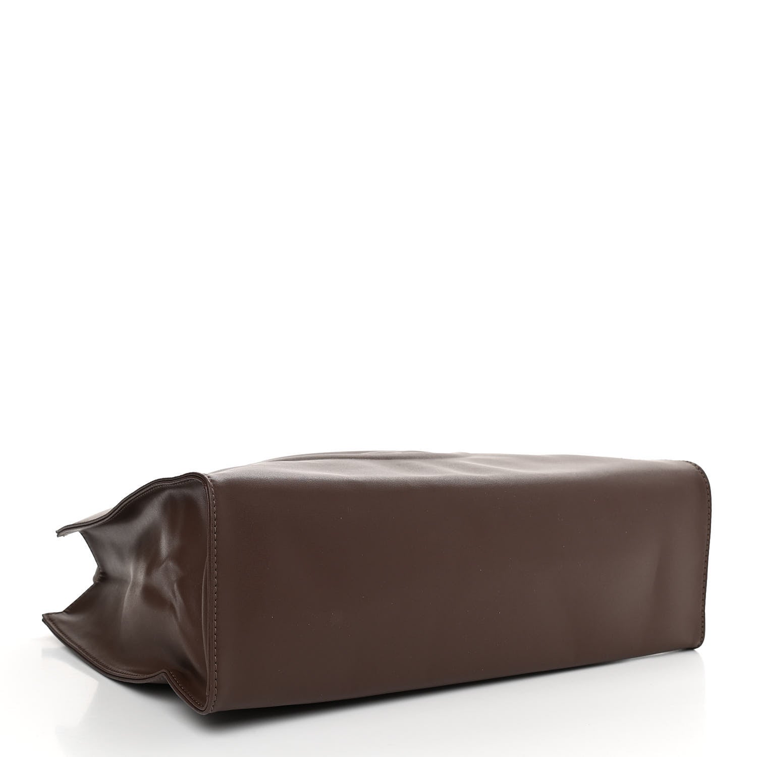 Telfar Vegan Leather Medium Shopping Bag Chocolate 4 of 10
