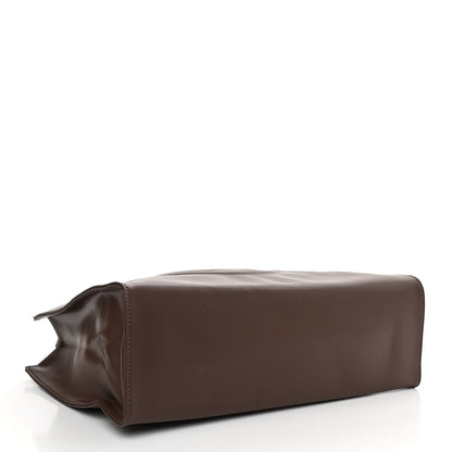 Telfar Vegan Leather Medium Shopping Bag Chocolate 4 of 10