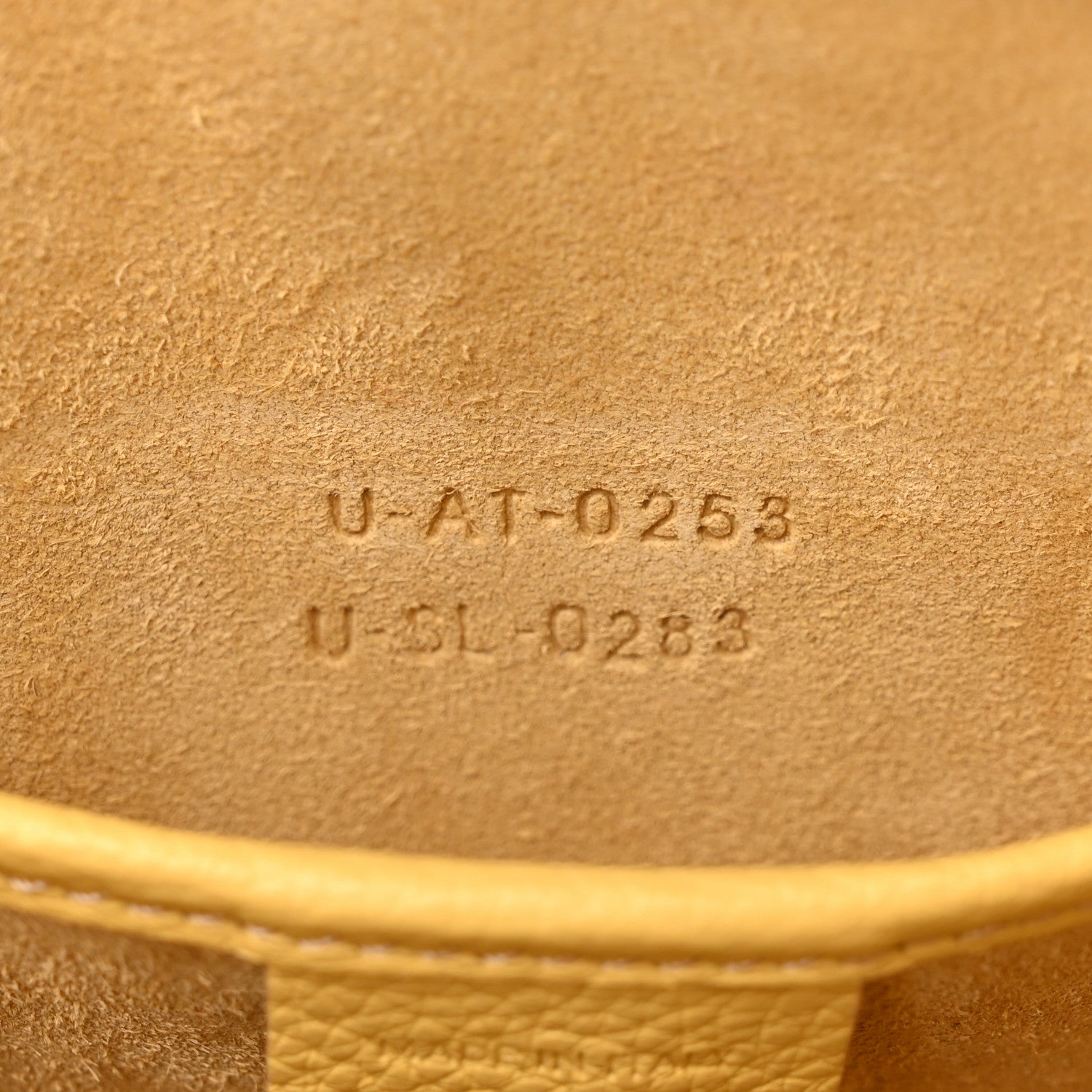 Celine Drummed Calfskin Nano Luggage Pollen 8 of 11