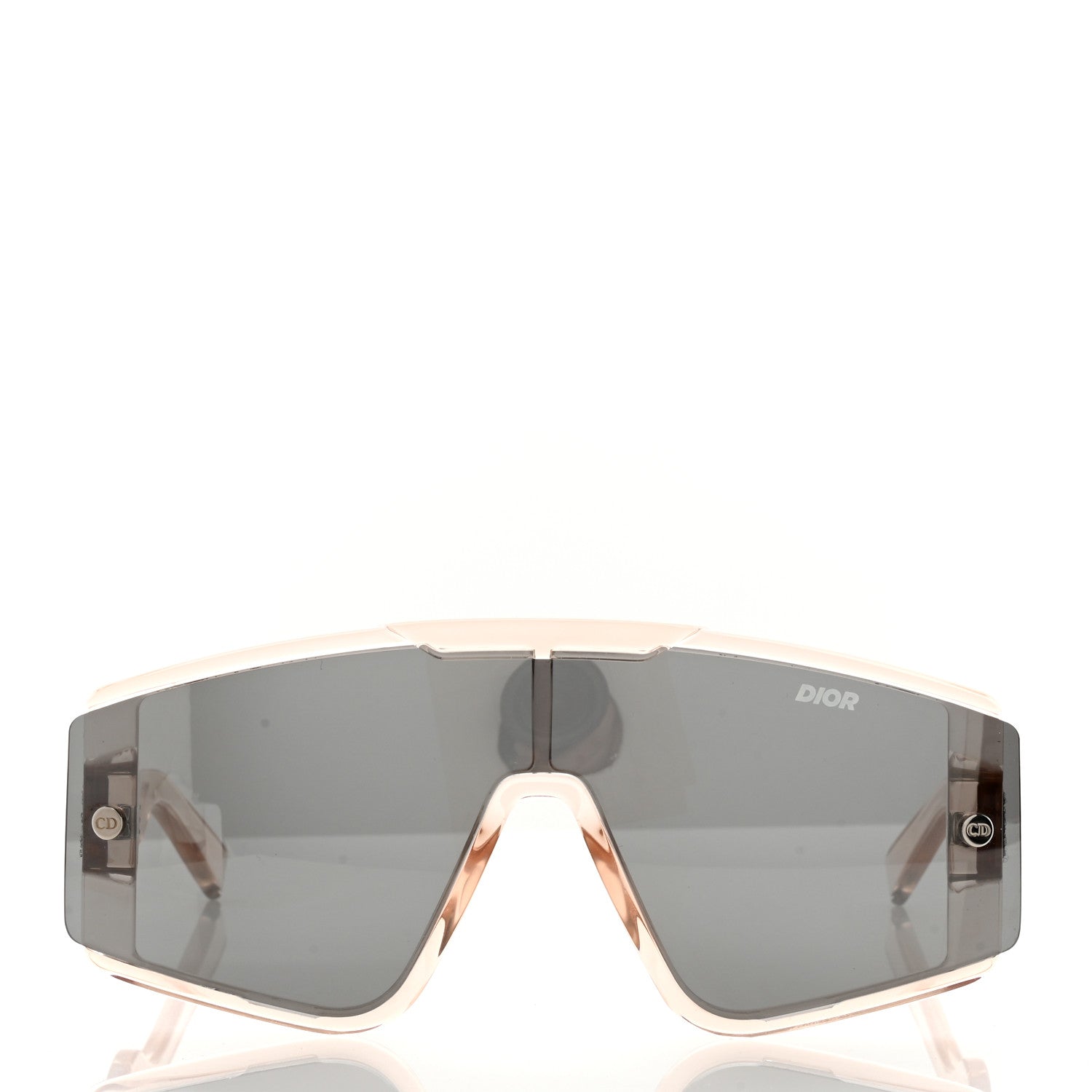 Christian Dior Acetate Diorxtrem MU Oblique Mask Sunglasses Crystal Rose Gold 4 of 9