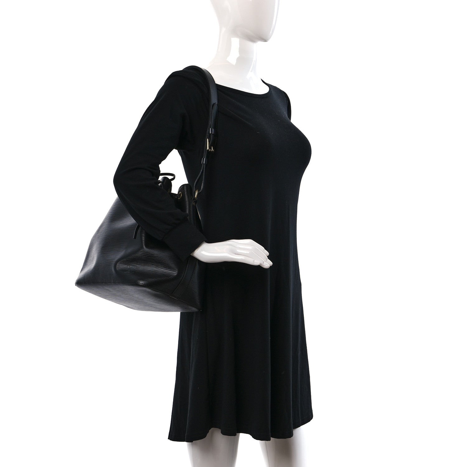 Louis Vuitton Epi Petit Noe Black 2 of 9