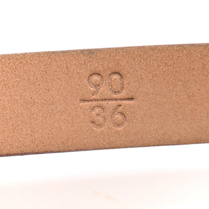 Chanel Patent Calfskin CC Logo Skinny Belt 90 36 Red 4 of 9