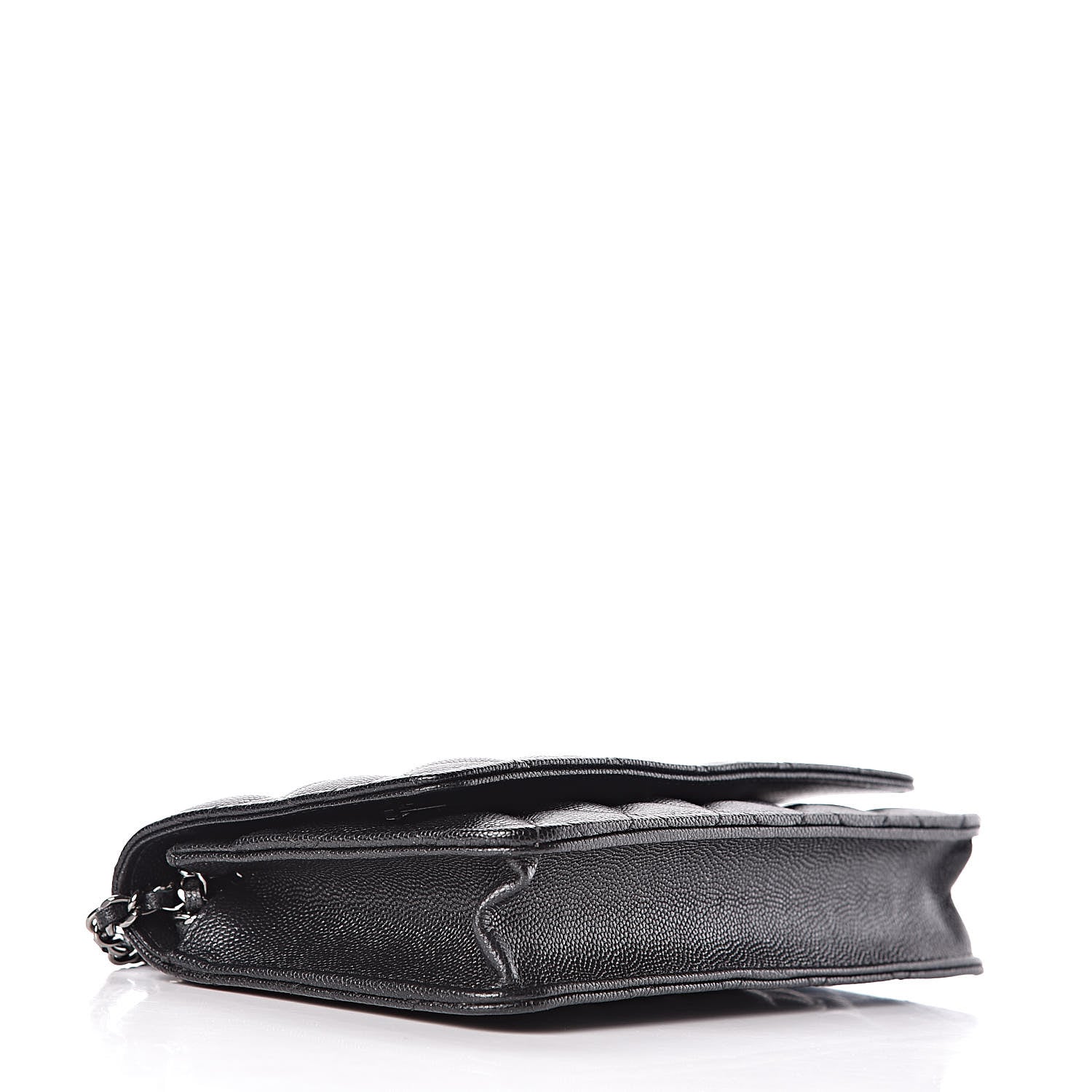 Chanel Iridescent Caviar Quilted Wallet On Chain WOC Black 4 of 12