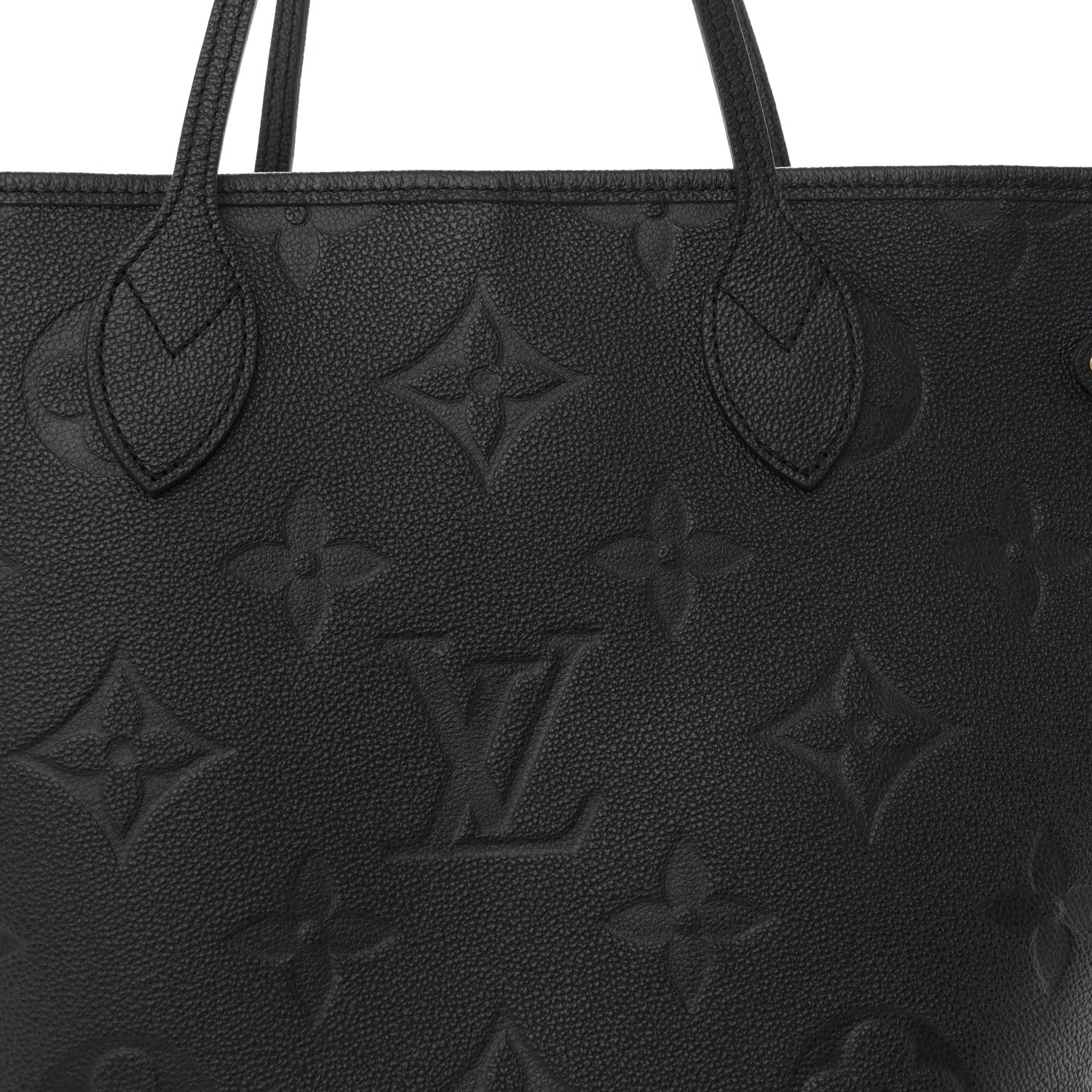 Louis Vuitton Empreinte Monogram Giant Neverfull MM Black 8 of 10