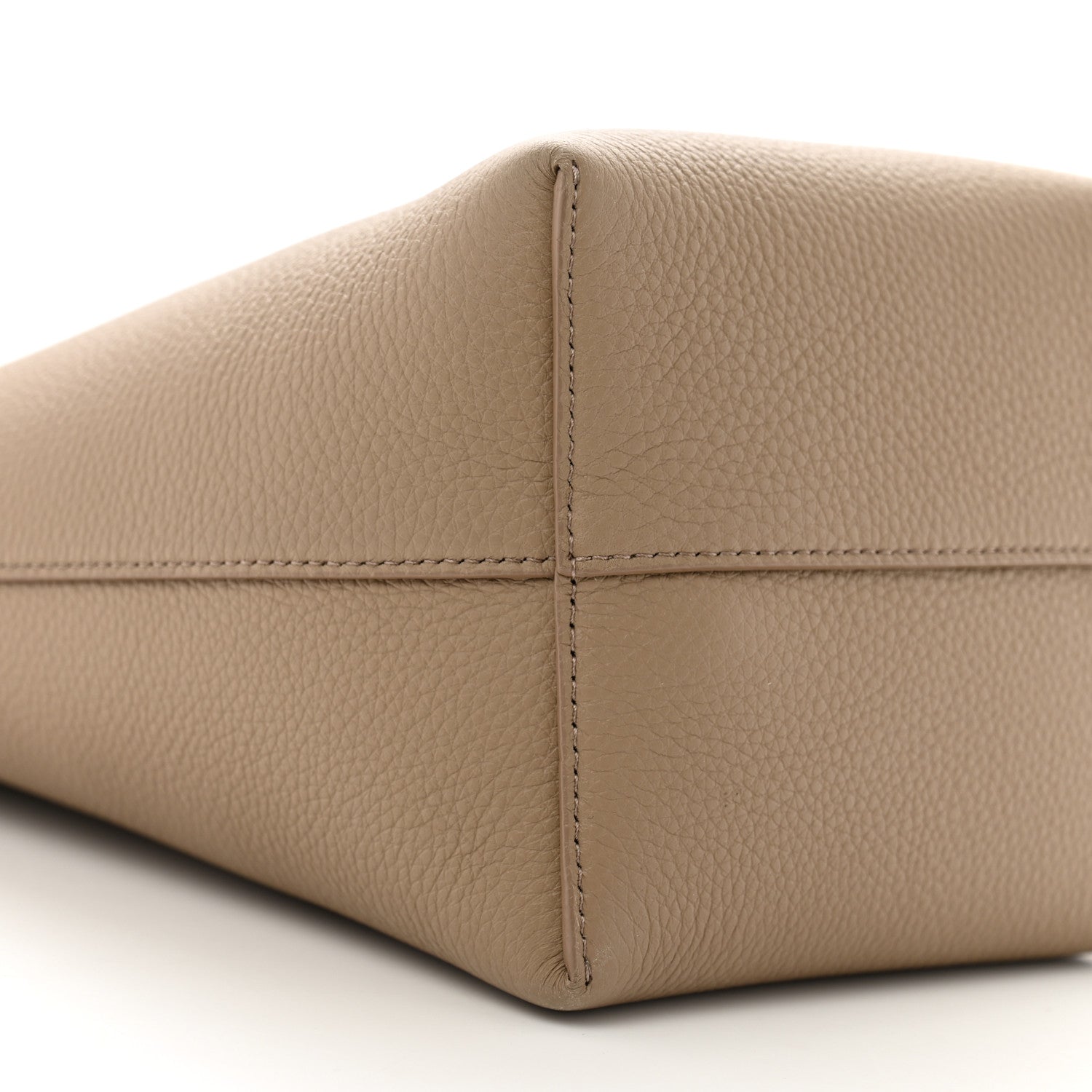 The Row Grained Calfskin Small N/S Park Tote Dark Taupe 8 of 10