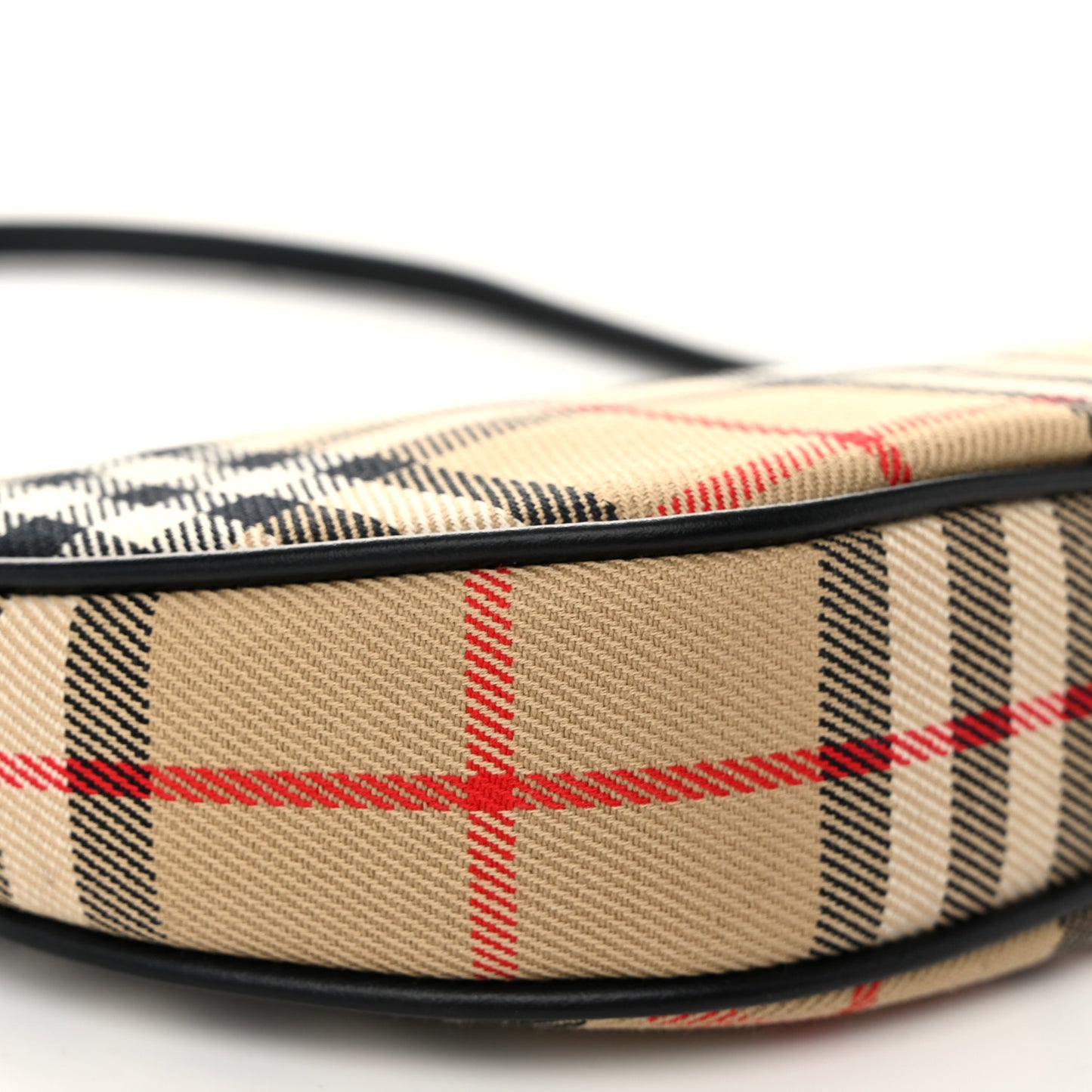 Vintage Check Calfskin Olympia Slim Pouch Archive Beige