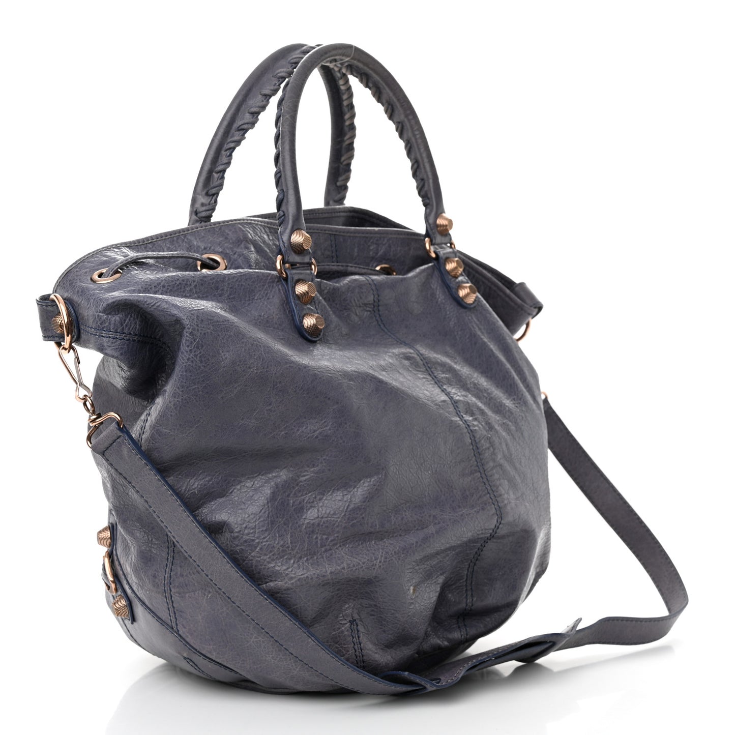 Agneau Giant 21 Gold Hardware Pompon Glycine