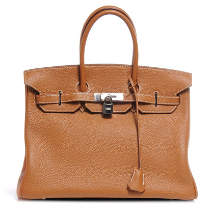 Hermes Togo Birkin 35 Gold 1 of 10