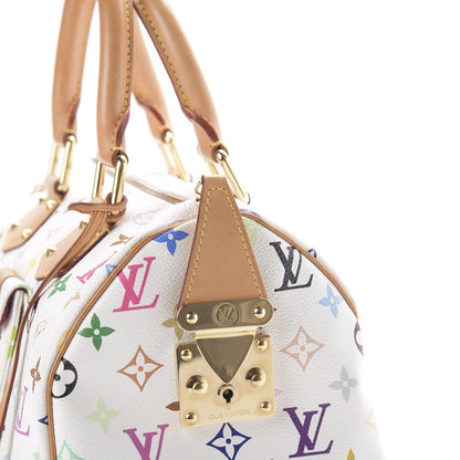 Louis Vuitton Monogram Multicolor Speedy 30 White 15 of 23