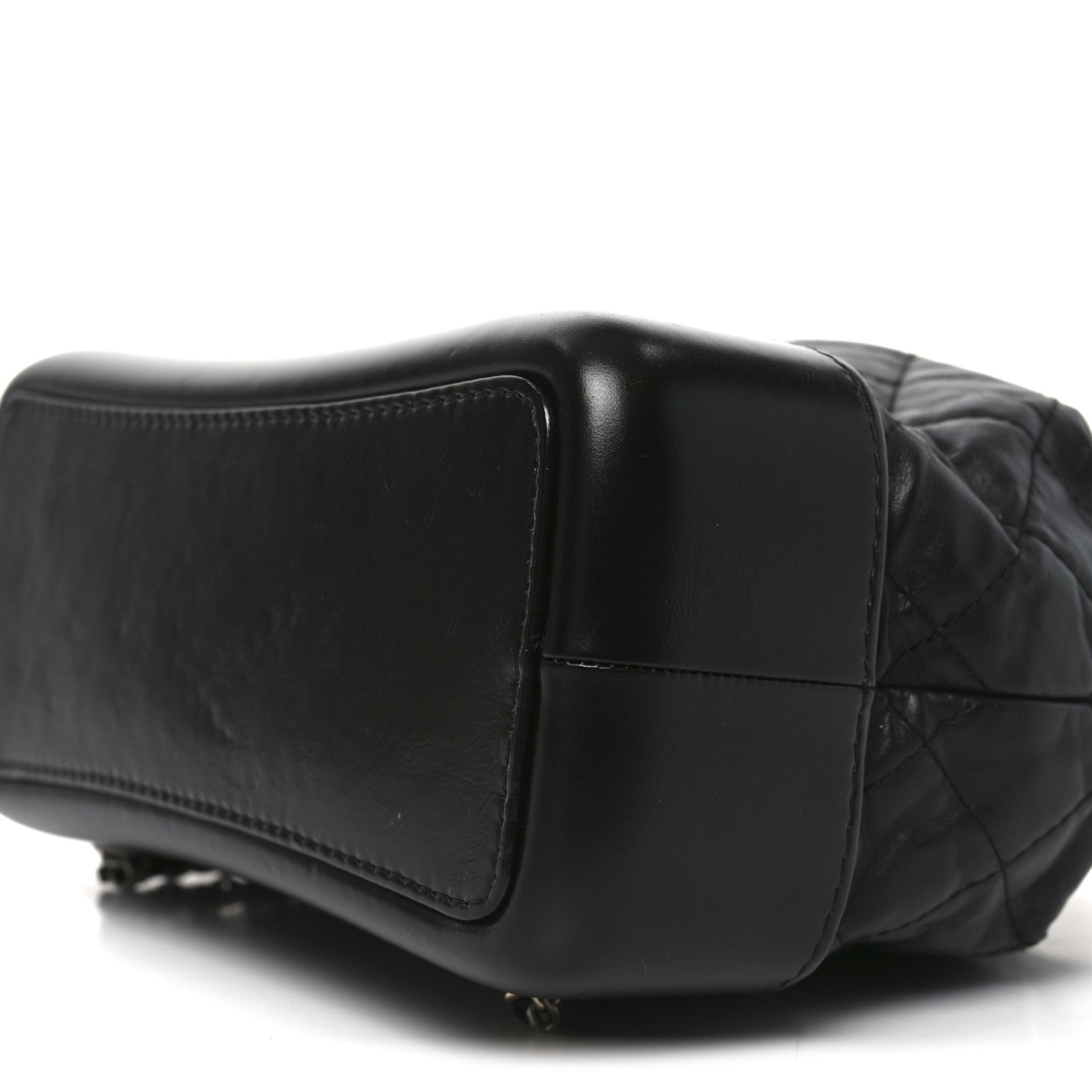 Chanel Aged Calfskin Quilted Small Gabrielle Backpack Black 10 of 10