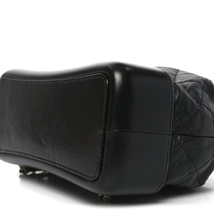 Chanel Aged Calfskin Quilted Small Gabrielle Backpack Black 10 of 10