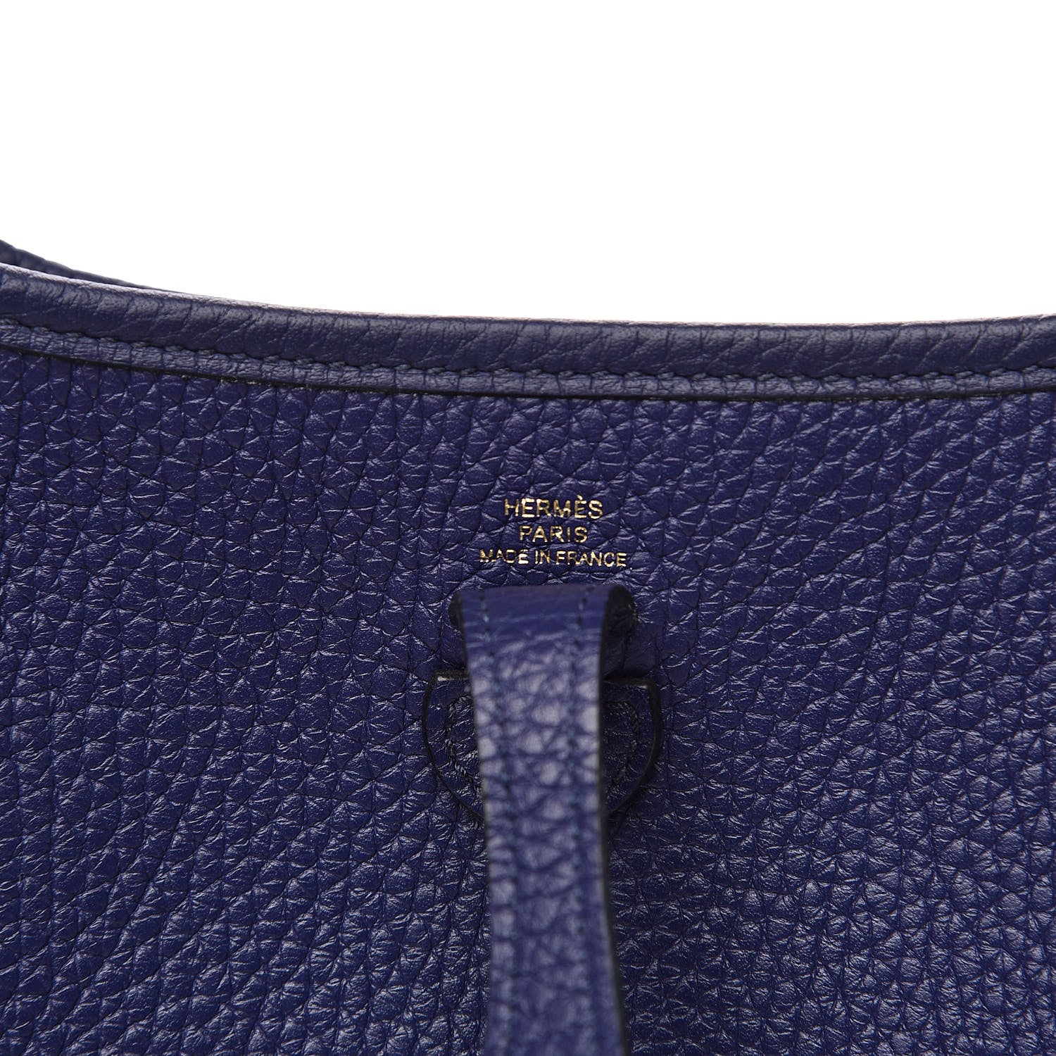 Hermes Taurillon Clemence Evelyne TPM Bleu Encre 6 of 12