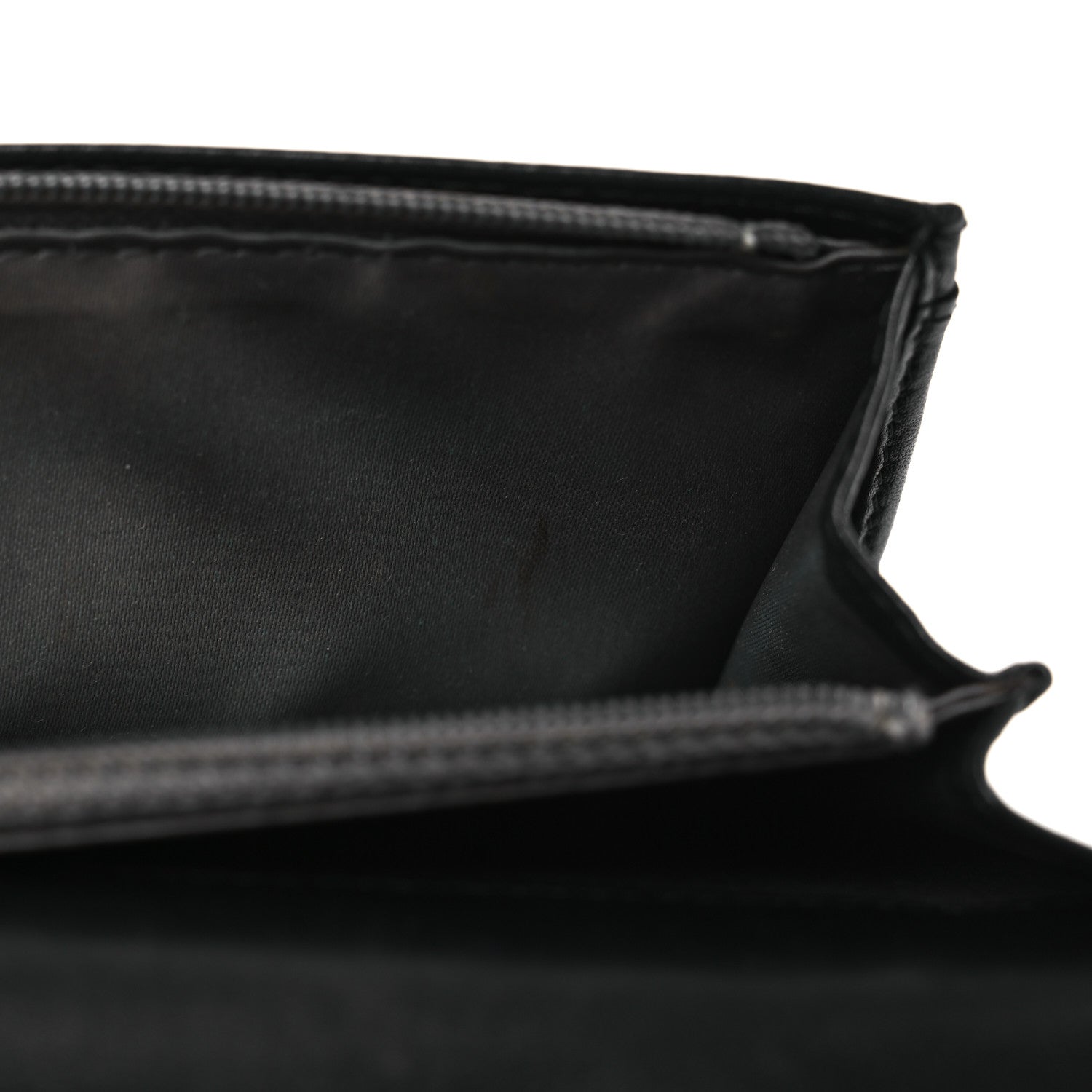 Chanel Patent Camellia Yen Wallet Black 10 of 13