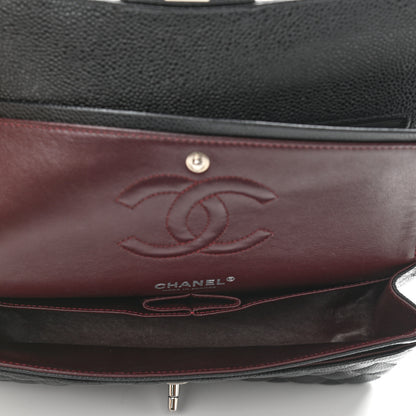 Chanel Caviar Quilted Medium Double Flap Black 5 of 11