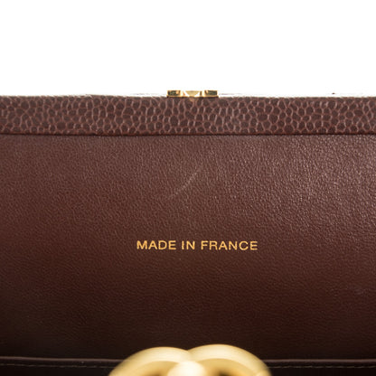 Chanel Caviar Quilted Shoulder Bag Bordeaux 8 of 8