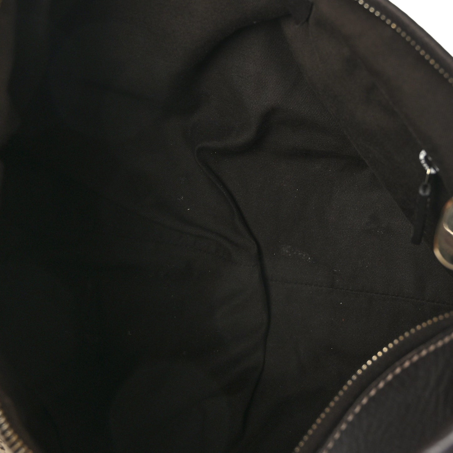 Monogram Large D Gold Hobo Dark Brown