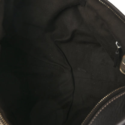 Gucci Monogram Large D Gold Hobo Dark Brown 6 of 13