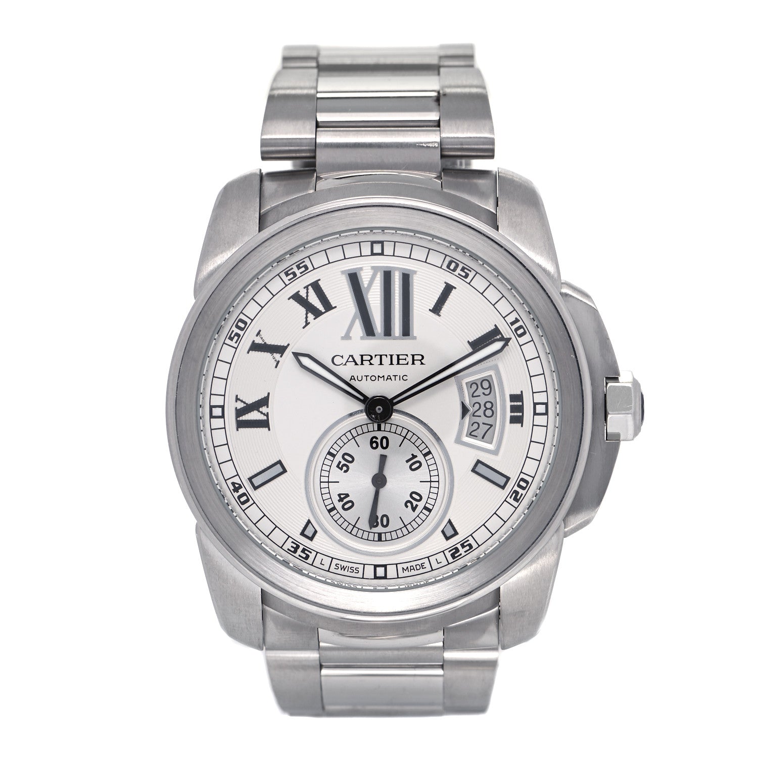 Cartier Stainless Steel 42mm Calibre de Cartier Automatic Watch 1 of 5