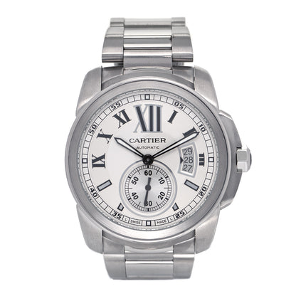 Cartier Stainless Steel 42mm Calibre de Cartier Automatic Watch 1 of 5