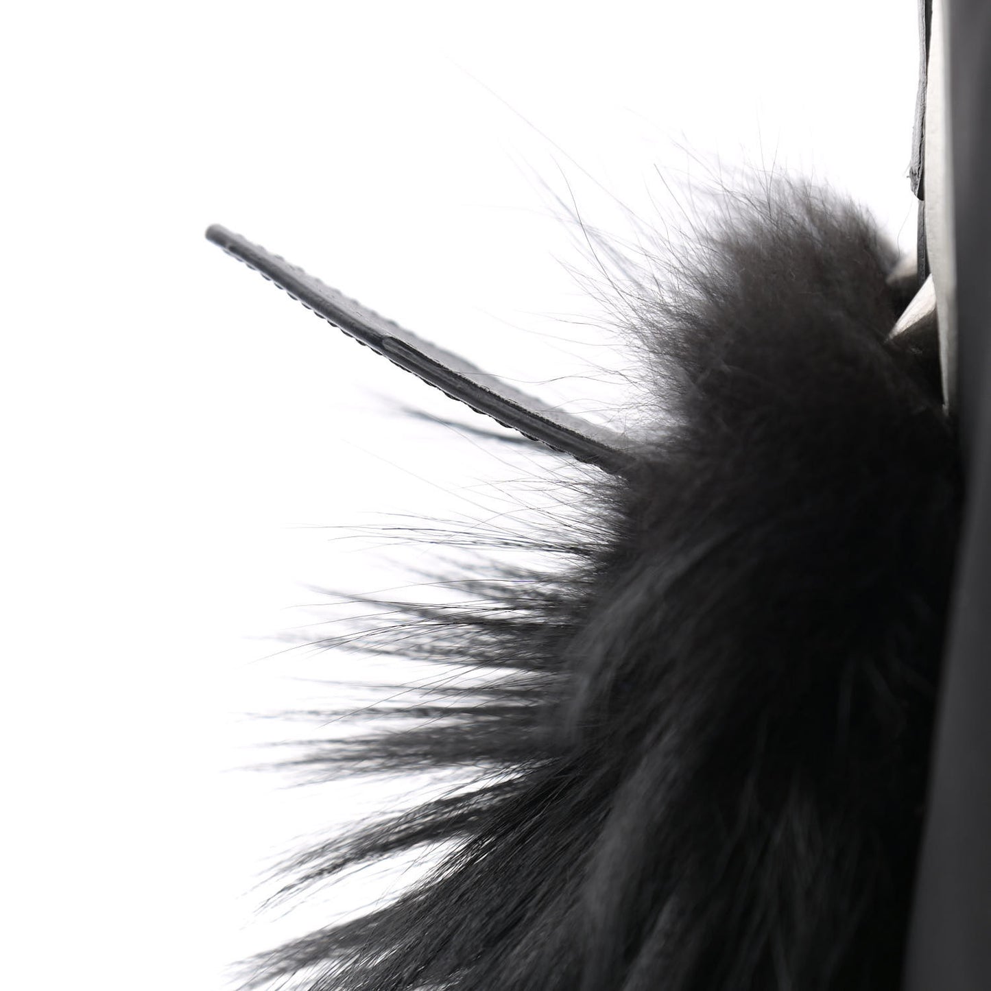 Nylon Vitello Century Mink Fox Goat Fur Studded Karlito Backpack Black Multicolor