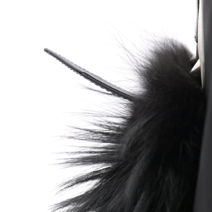 Fendi Nylon Vitello Century Mink Fox Goat Fur Studded Karlito Backpack Black Multicolor 13 of 17
