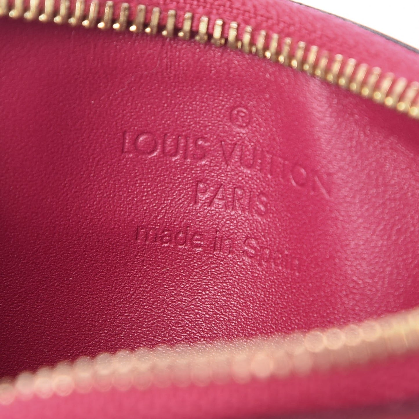 Vernis Key Pouch Rose Indien