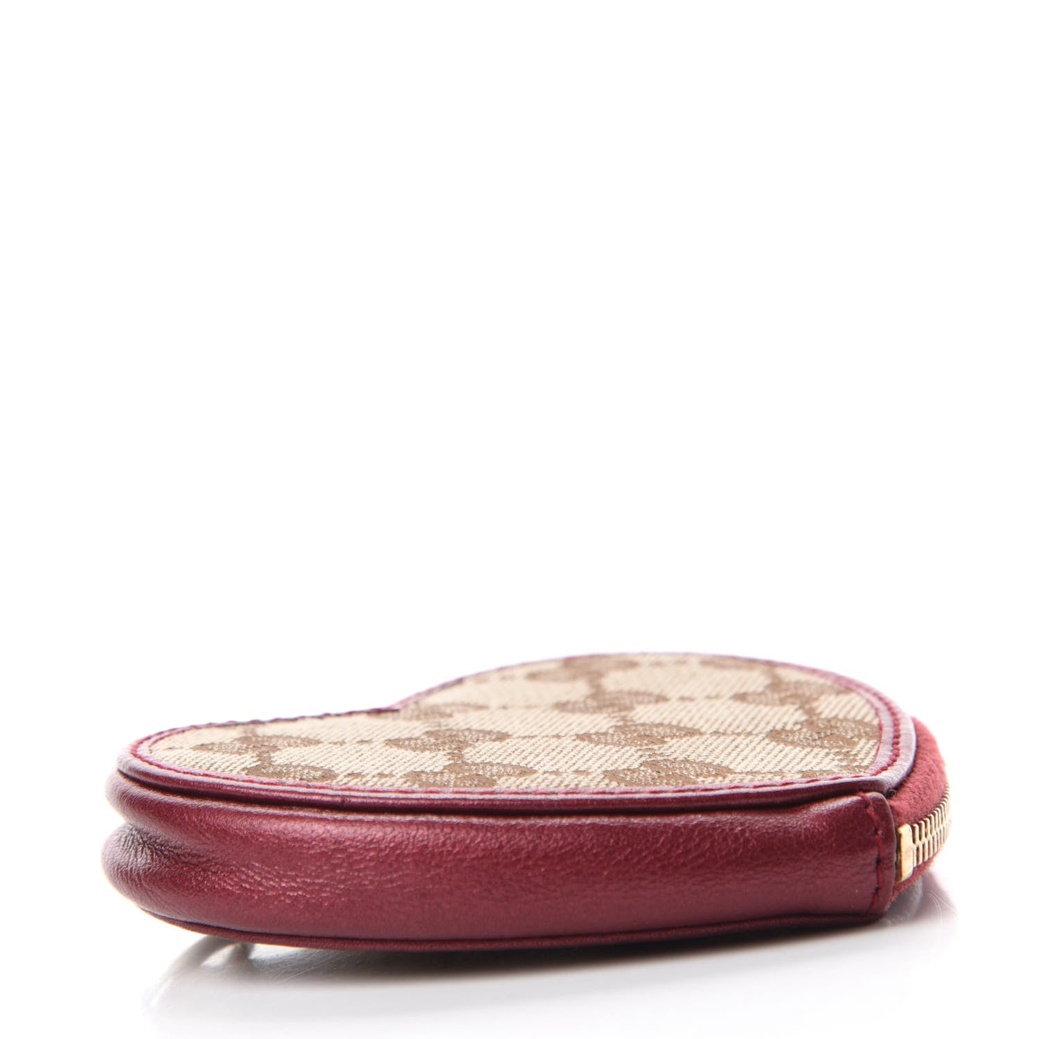 Gucci Monogram Heart Coin Purse Red 4 of 7