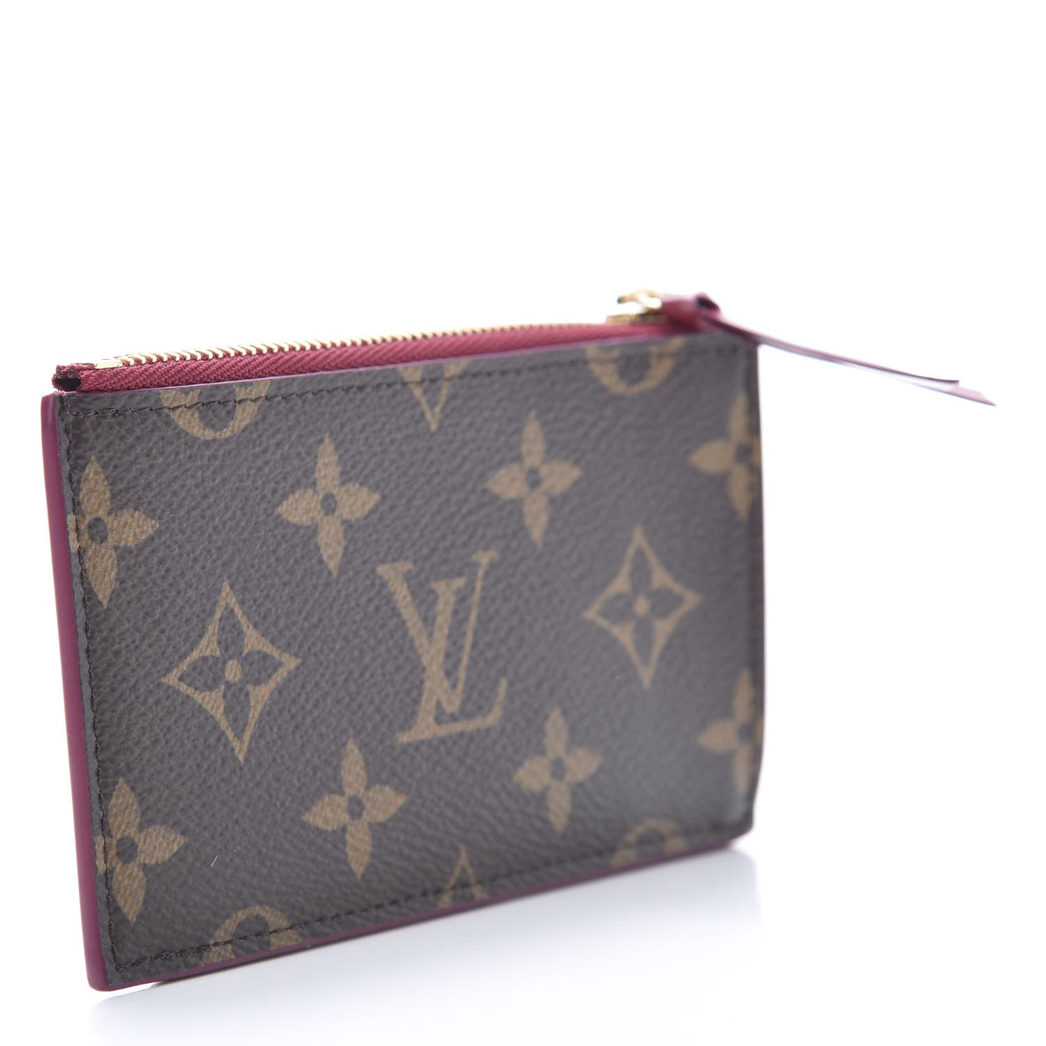 Louis Vuitton Monogram Zipped Card Holder Fuchsia 3 of 8