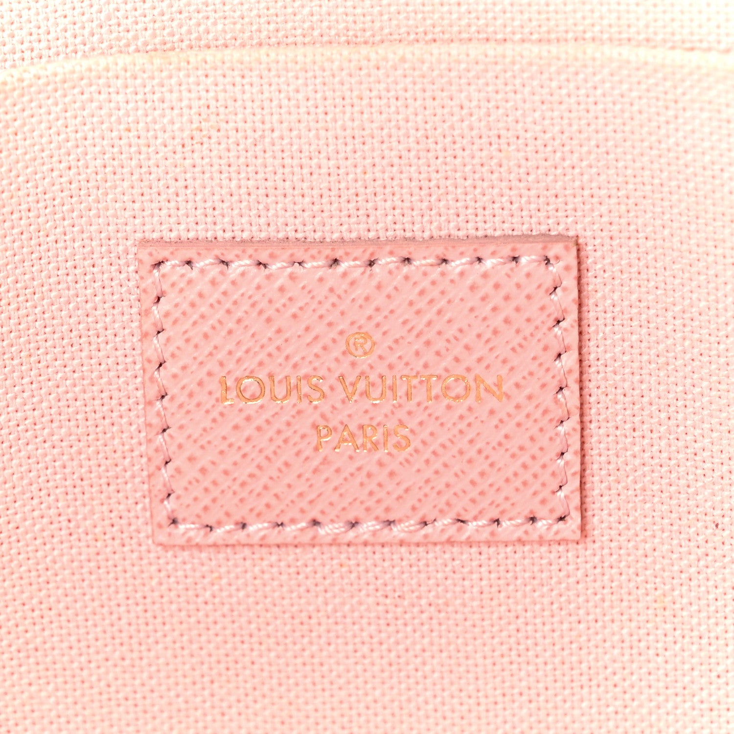 Louis Vuitton Damier Azur Pochette Felicie Chain Wallet Rose Ballerine 7 of 13