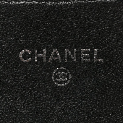 Chanel Lambskin Quilted Double Sided Wallet Black 6 of 12