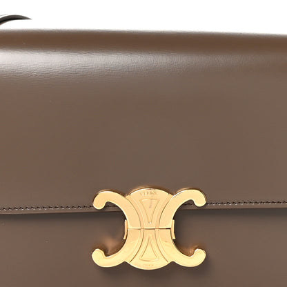 Celine Shiny Calfskin Medium Triomphe Camel 8 of 11