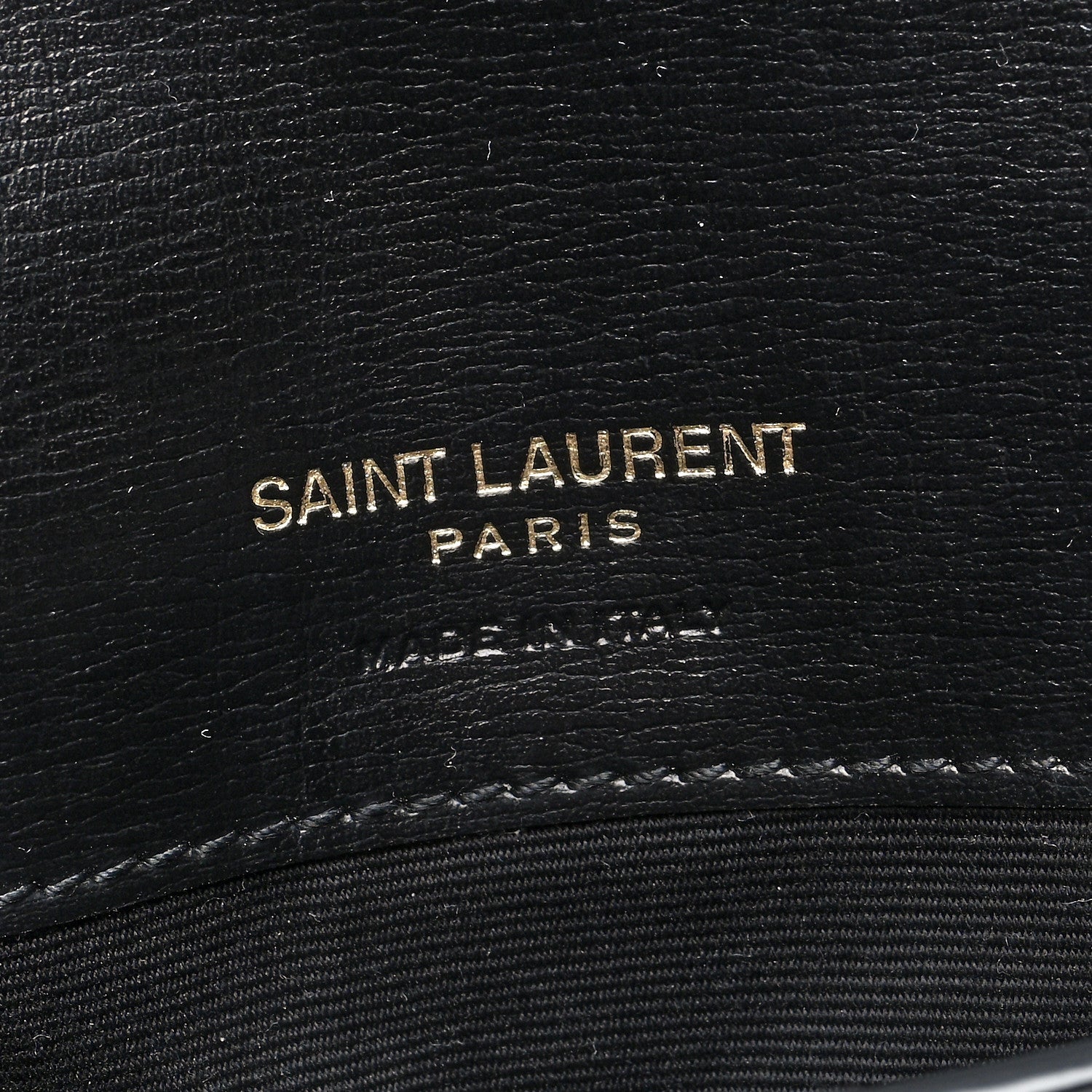 Saint Laurent Smooth Calfskin Monogram Phone Holder Crossbody Black 6 of 9