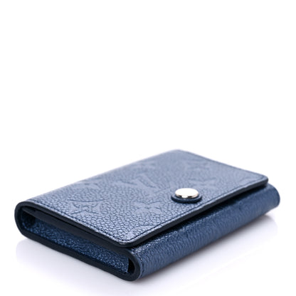 Louis Vuitton Metallic Monogram Business Card Holder Navy Nacre 4 of 8
