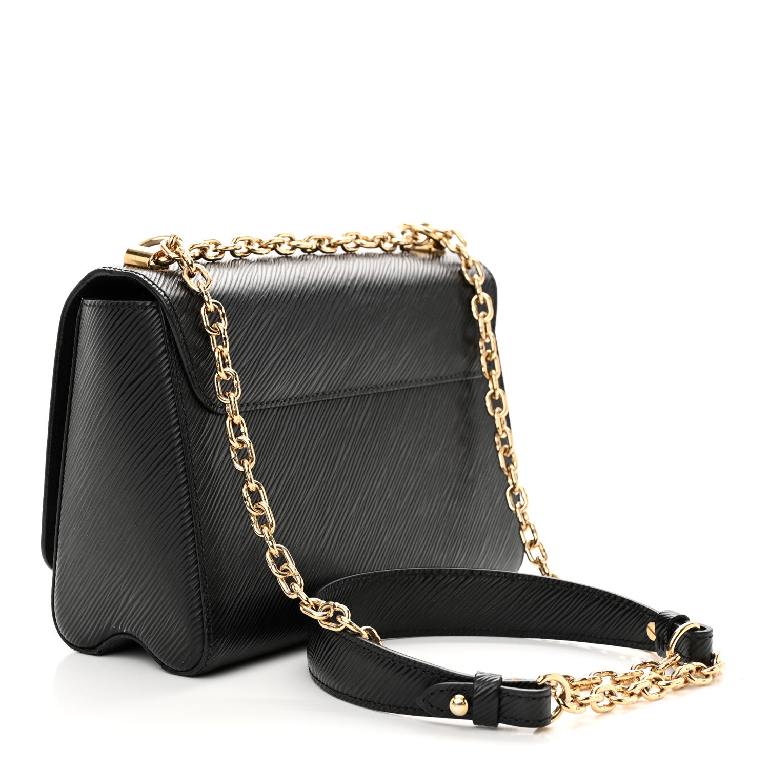 Louis Vuitton Epi Twist Shoulder Bag MM Black 3 of 13