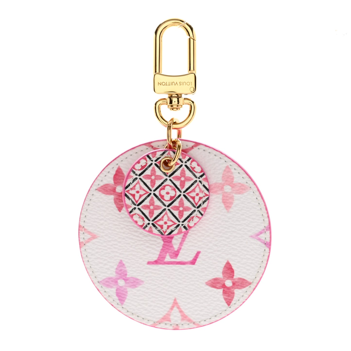 Monogram Giant By The Pool 2.0 Illustre Resort Bag Charm Key Holder Rose