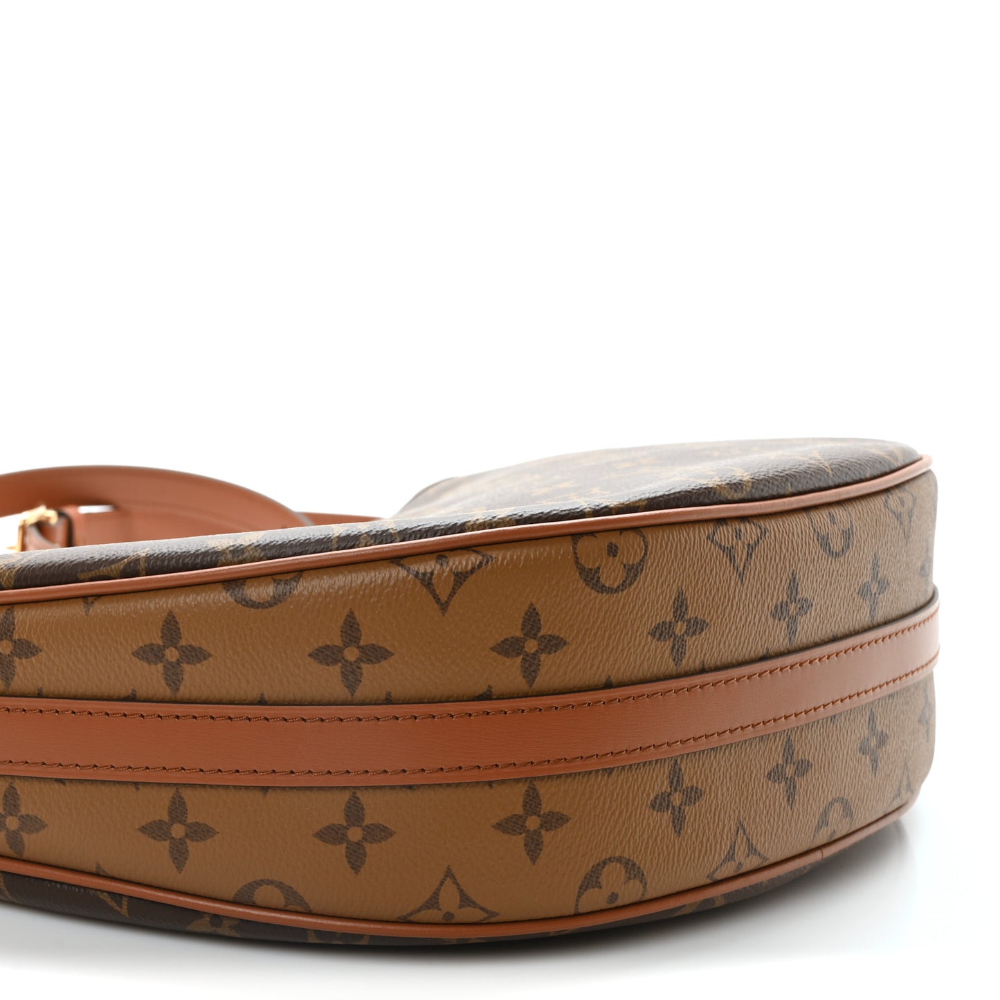 Reverse Monogram Loop Hobo