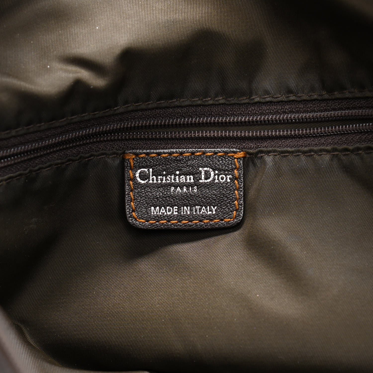 Christian Dior Monogram Buckle Hobo Marron Fonce 8 of 19