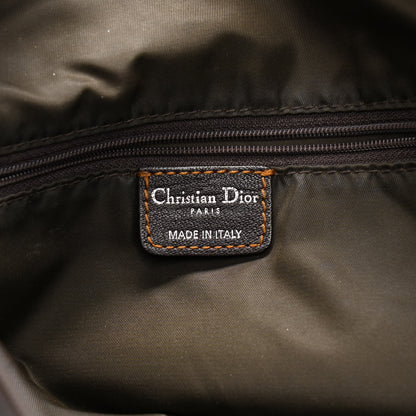 Christian Dior Monogram Buckle Hobo Marron Fonce 8 of 19