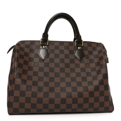 Louis Vuitton Damier Ebene Speedy 30 1 of 9