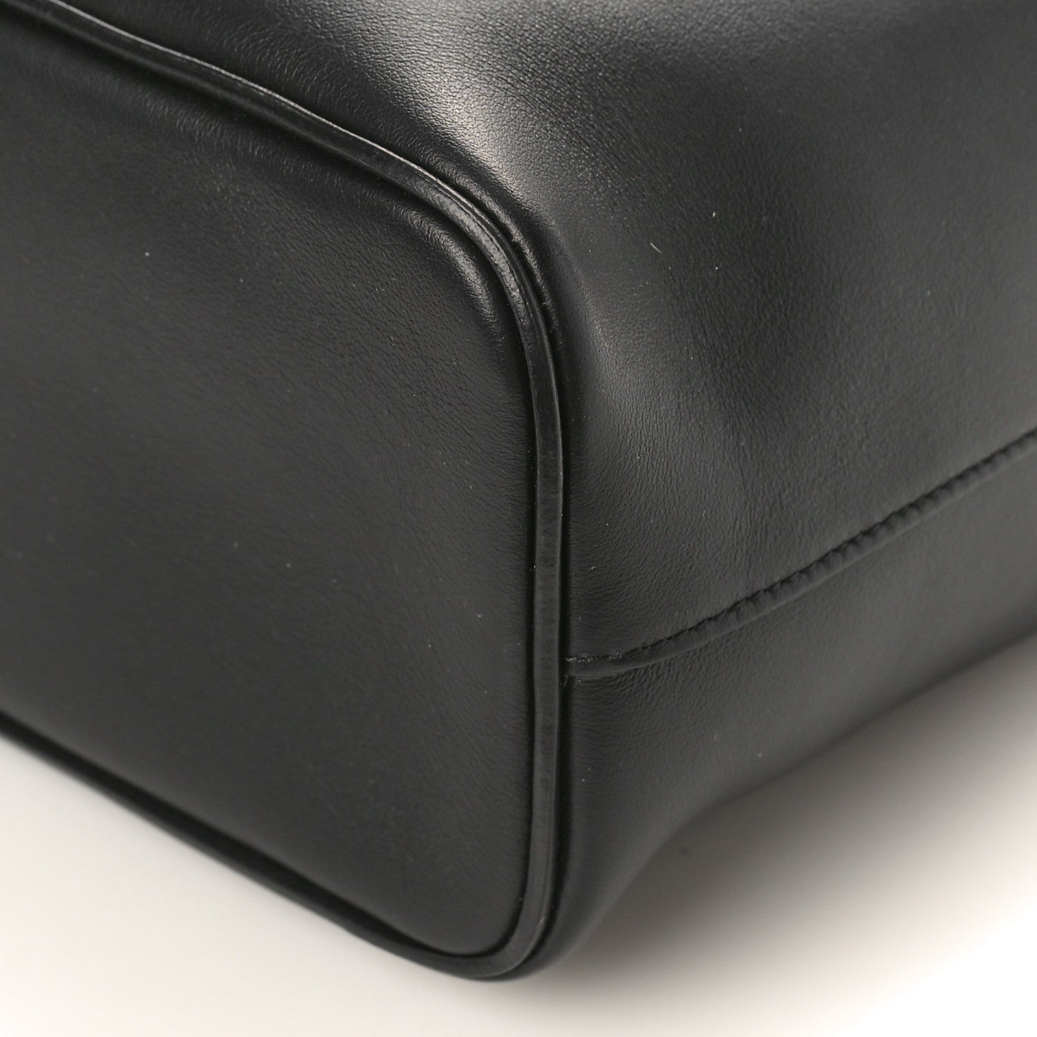 Celine Lambskin Small Soft Cube Satchel Black Burgundy 8 of 8