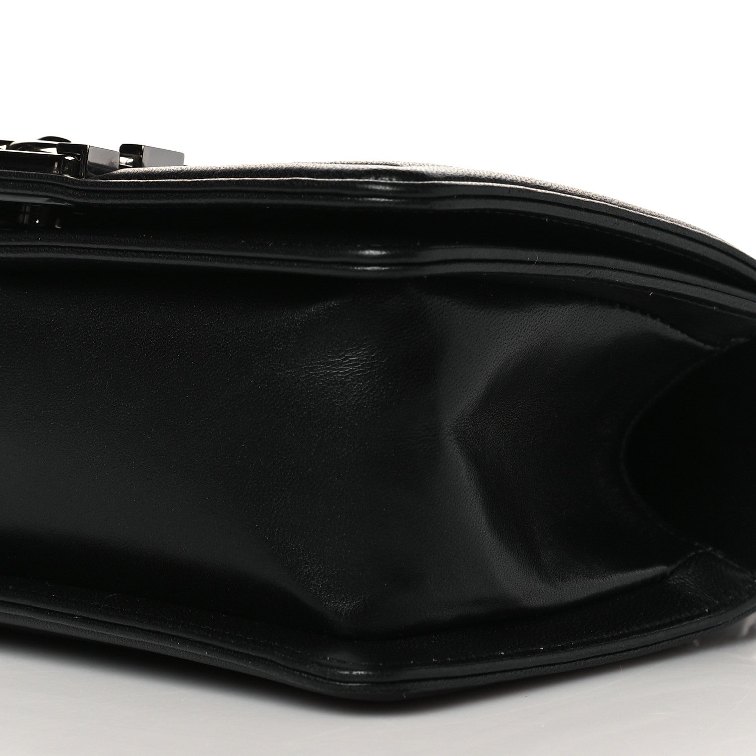 Chanel Galuchat Stingray Small Boy Flap Black Silver 9 of 9