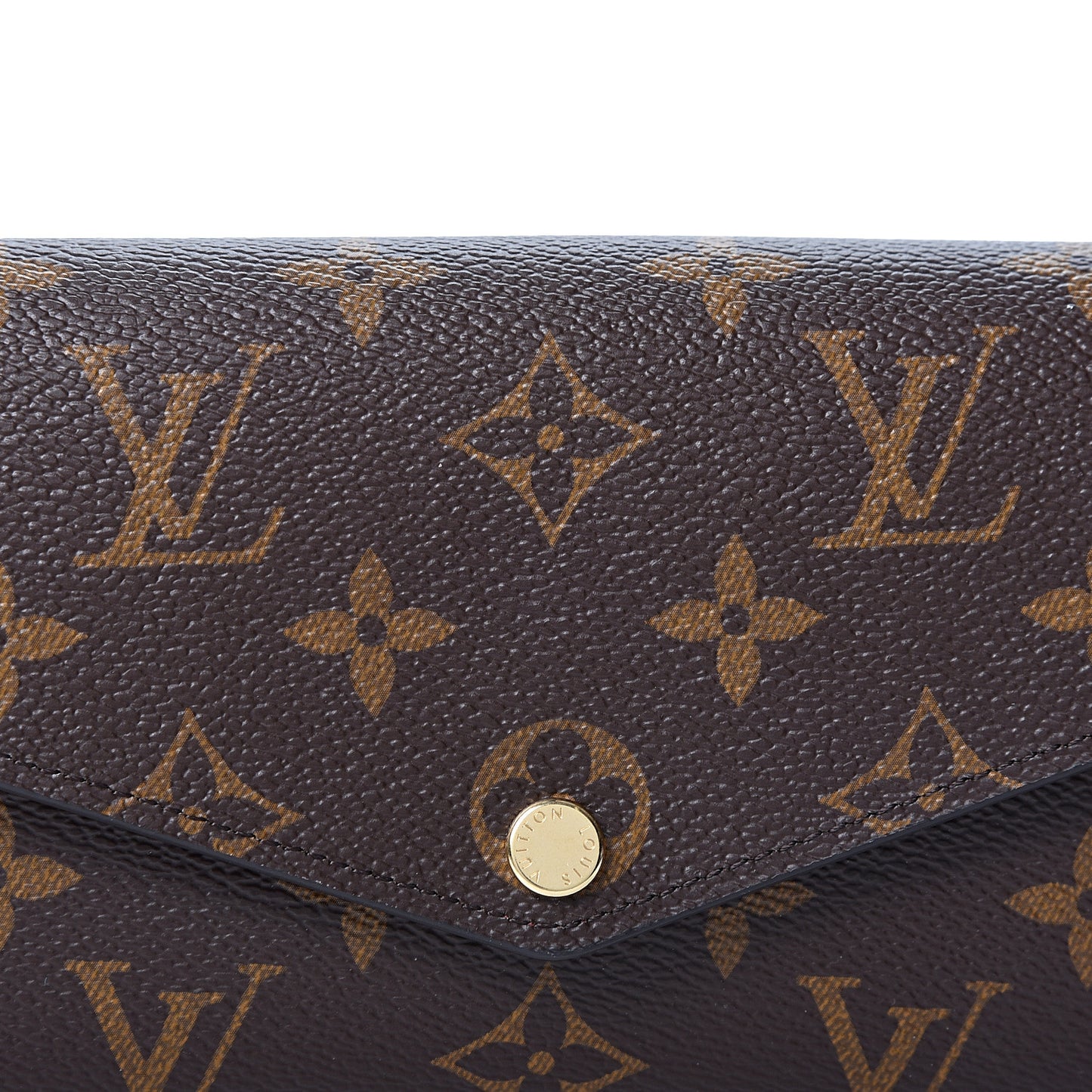 Monogram Sarah Wallet NM Coquelicot