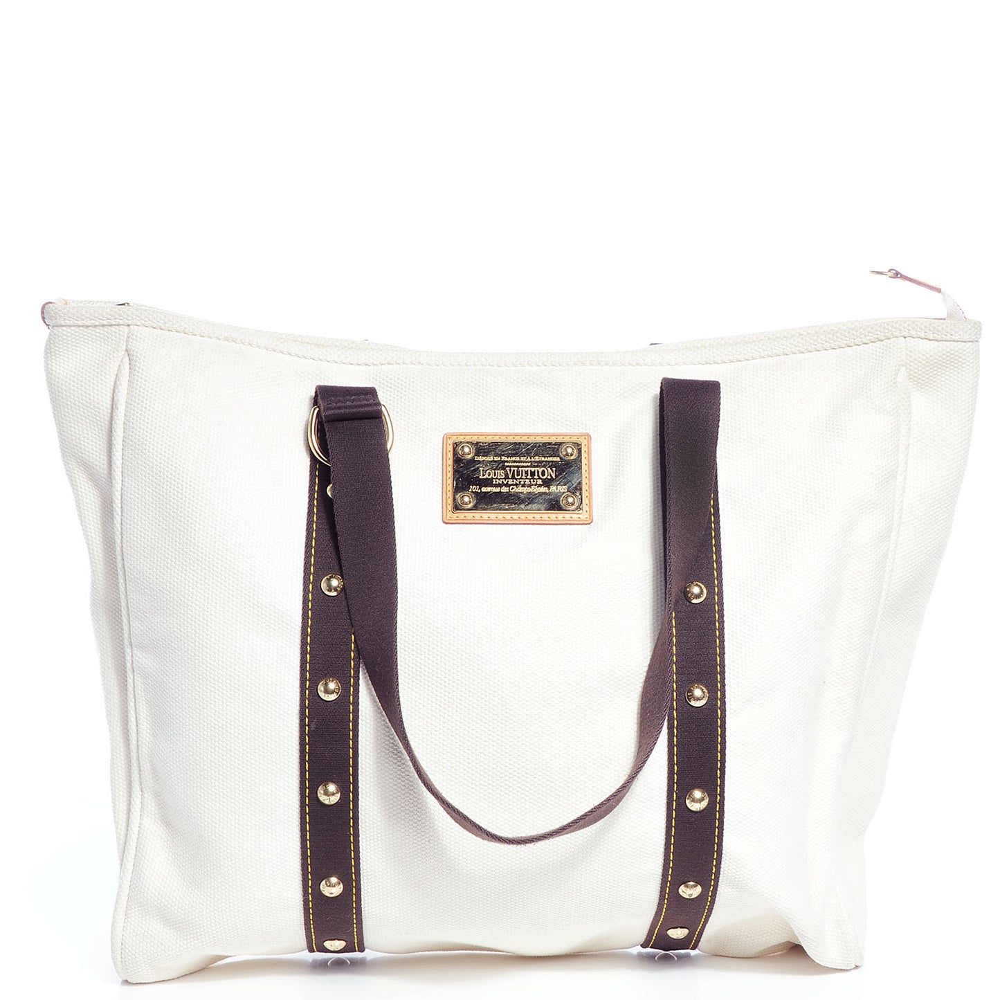Toile Antigua Cabas GM Tote White
