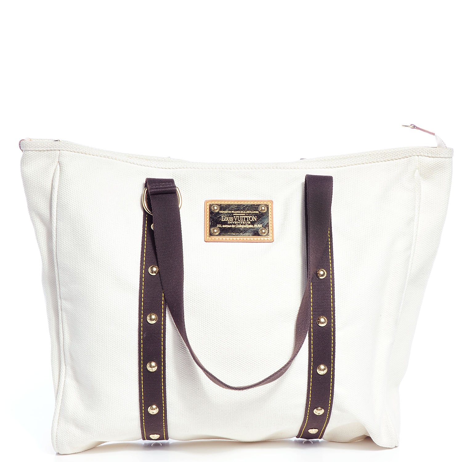Louis Vuitton Toile Antigua Cabas GM Tote White 1 of 7
