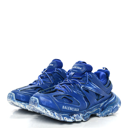 Balenciaga Mesh Nylon Womens Track Sneakers 35 Faded Blue 3 of 9